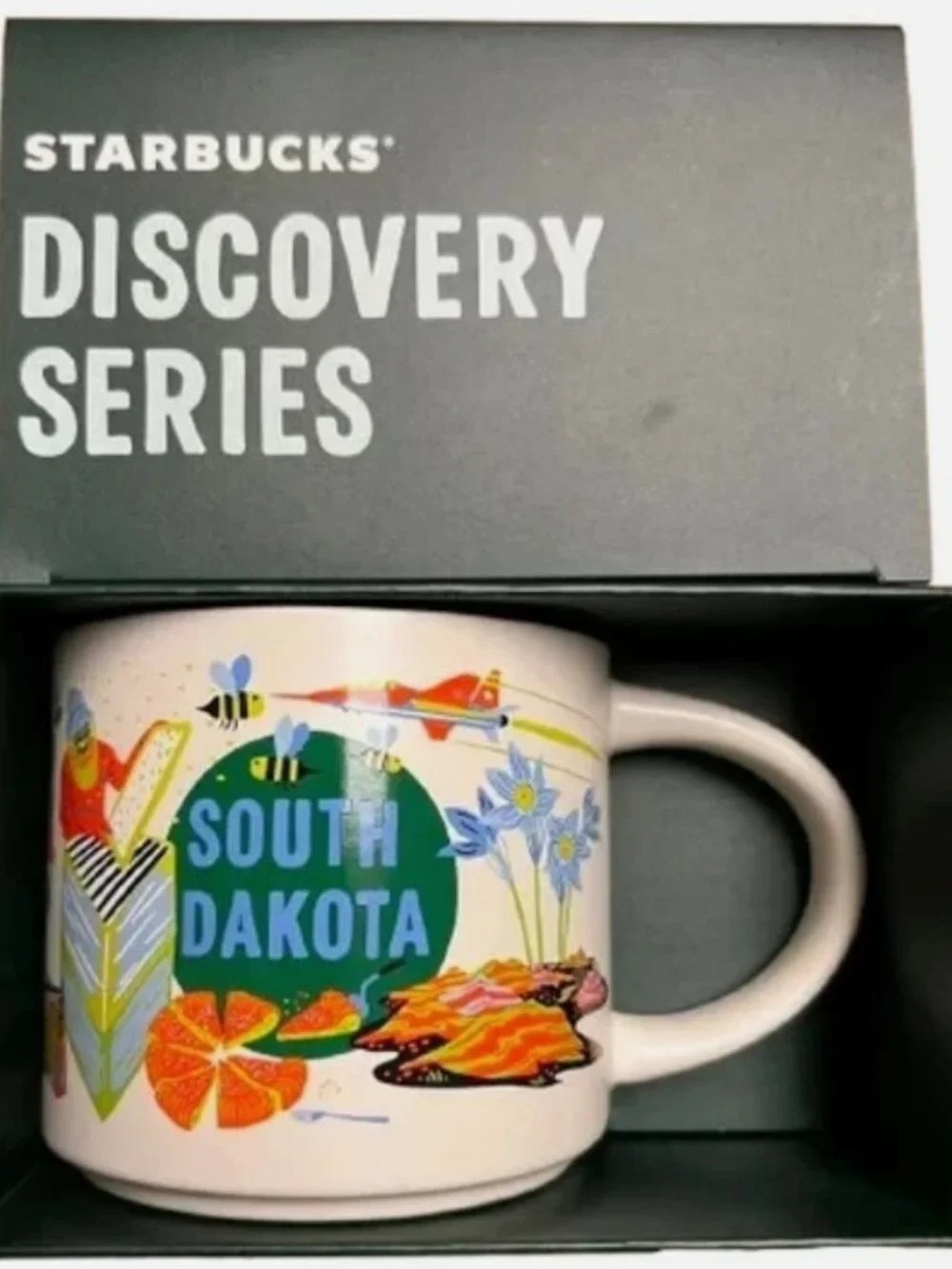 New in box Starbucks South Dakota Discovery Series 14 oz Collectible Mug